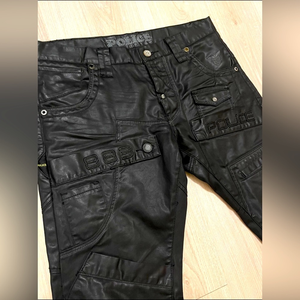 883 POLICE Black Jeans ˋRick Owens Style‘ - Picture 2 of 15